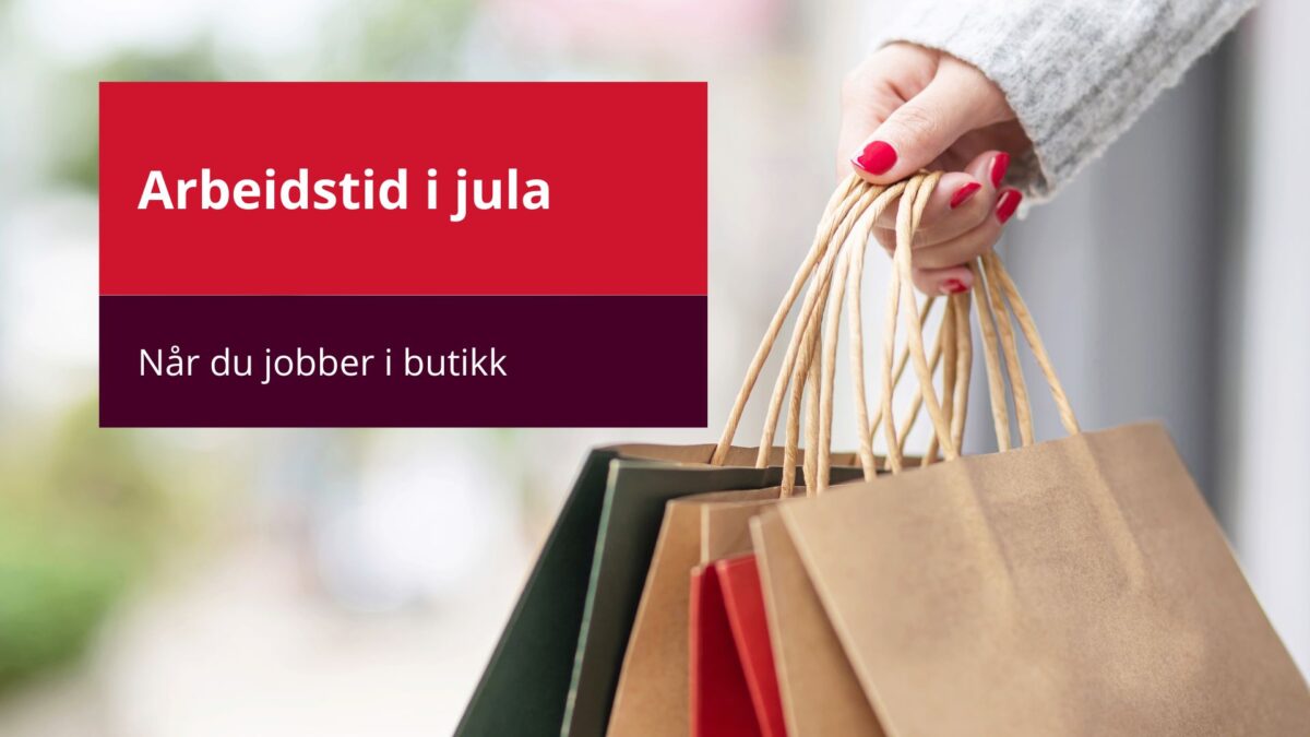 Hånd som holder bæreposer