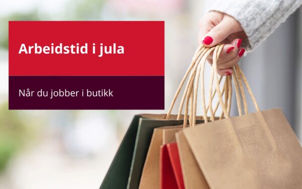 Hånd som holder bæreposer