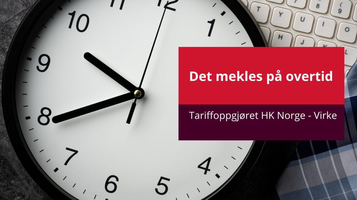 Det mekles på overtid